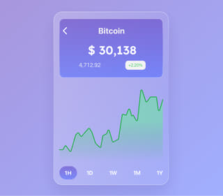 Kurs Modnance crypto trading platform dashboard med live markedsdata